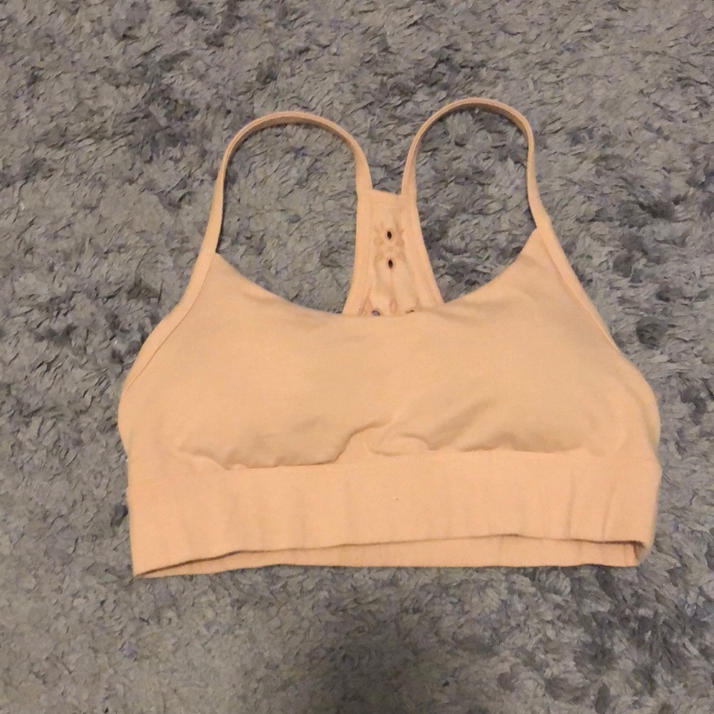 Pink Sports Bra